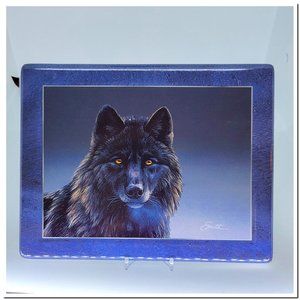 💥 Bradford Exchange Wolf, Black Magic - Leader of the Pack w/ COA 418B 💥